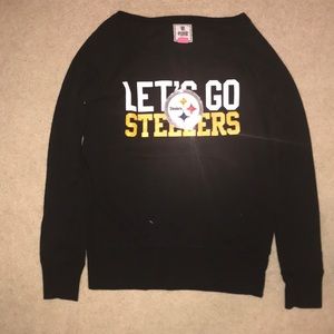 🏈Steelers PINK sweatshirt